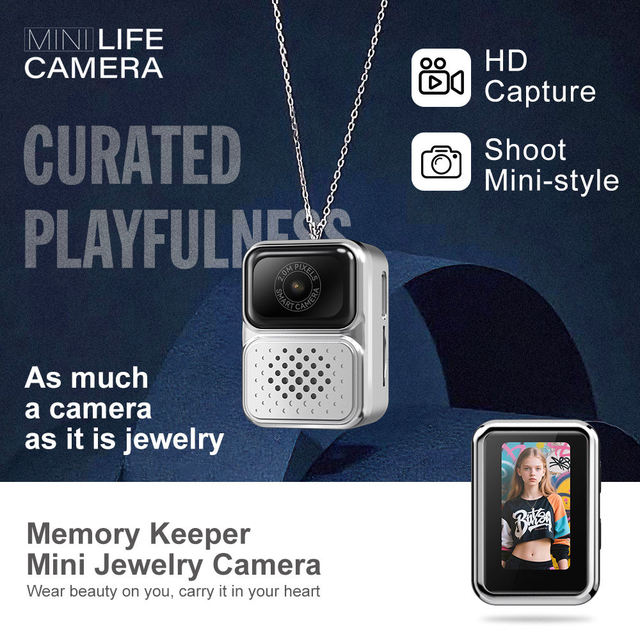 S130 Mini Sports Camera for Travel Wholesale 480P Video Recording CMOS Sensor Wide Angle 60 Neck Hanging Jewelry