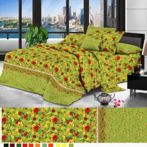 Zhe Jiang Chang Xing Sợi Nhỏ Chải Nhà Dệt Vải 3d Hoa Vải Ga Trải Giường Polyester