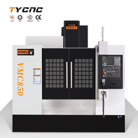 Centre d'usinage vertical VMC850/VMC855, modèle le plus vendu de l'usine, machine de fraisage CNC à quatre axes, broche simple automatique