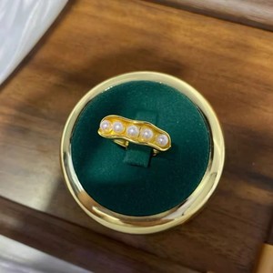 Accesorios de Perlas DIY, Anillo de Plata S925, Base Vacía para Cuentas Redondas de 6-7mm con Garra, Fornituras para Joyería - Product Image 4