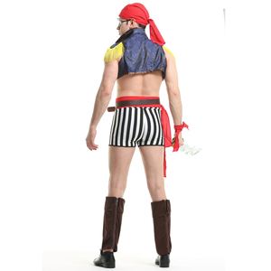 Vente flash - Costumes de pirate pour Halloween - Vente en gros - Cosplay - Fête d'Halloween pour hommes adultes - Costumes de pirate sexy - Product Image 2