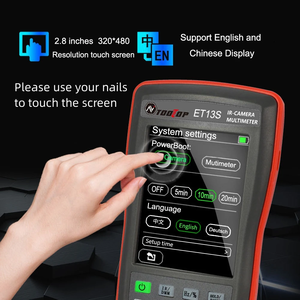 กล้องถ่ายภาพความร้อน ET13S 192*192 พิกเซล 9999 จุด กล้องอินฟราเรด 2 in 1 สำหรับตรวจสอบความร้อนในท่อรถยนต์ ET13S - Product Image 3