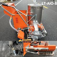 Machine de marquage thermoplastique automatique autopropulsée LT Electrical 48V12Ah pour la traçage de lignes routières et les parkings