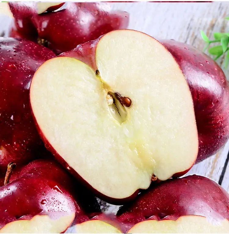 Экспортеры свежих яблок, Высококачественные свежие красные вкусные фрукты, яблоки хуани