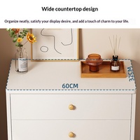 Meuble de rangement moderne en bois à cinq tiroirs pour salon et balcon, grande capacité, multifonctionnel, mobilier de maison