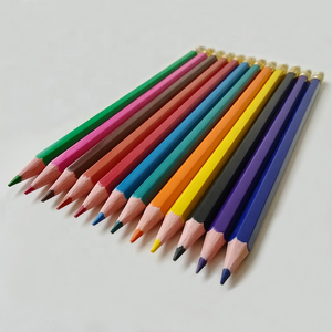 โรงงานจีซิงขายตรง พร้อมใบรับรอง EN71 ดินสอสีแบบกำหนดเอง โลโก้ตามสั่ง ดินสอสีขายส่ง - Product Image 4