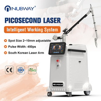 Mesin penghilang tato Laser picodetik, mesin penghilang tato Laser profesional Picosecond Laser 532nm 1064nm