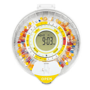 Distributeur automatique de pilules à 28 emplacements avec grand écran LCD <span class=keywords><strong>et</strong></span> alarmes personnalisables Produit de santé intelligent - Product Image 5