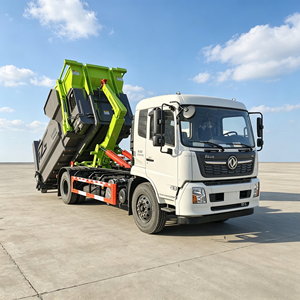 Camión de basura Dongfeng Kinland de 16 toneladas fabricado en China con sistema roll-off y contenedor compactador móvil para licitaciones. - Product Image 6