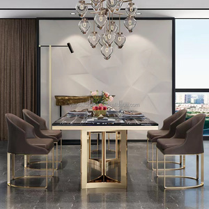 2021 Offre Spéciale haute qualité pas cher salle à manger meubles modèles de <span class=keywords><strong>table</strong></span> <span class=keywords><strong>3</strong></span> mètre <span class=keywords><strong>table</strong></span> à manger - Product Image 5