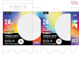 Panel de Luz LED con Base E27, Forma Redonda UFO, 30W, 2100 Lúmenes, Material Plástico Blanco - Product Image 6