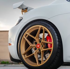 Rines de Aleación de Aluminio HT 5X100 5X108 5X114.3 5X120 5X139.7, Rines de Aleación para Automóviles de Pasajeros, para Porsche 911 Carrera <span class=keywords><strong>2021</strong></span> - Product Image 1