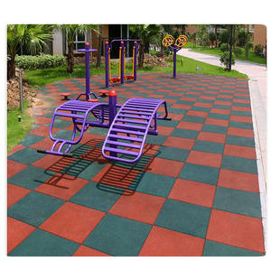 1m*1m/500mm*500mm Rubber Composite Mat Anti Slip <b>Gym</b> Rubber <b>Flooring</b> - Product Image 2