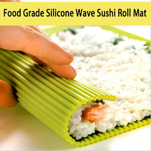 Cocina <span class=keywords><strong>Sushi</strong></span> Rolling Mat Antiadherente <span class=keywords><strong>Sushi</strong></span> Making Silicona <span class=keywords><strong>Sushi</strong></span> Rolling Maker Casero para el hogar Cocina Diy - Product Image 2