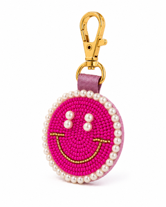 Sstringz Porte-clés fait main en perles acryliques pour le visage, étanche, de qualité supérieure, coloré, personnalisable, breloque de sac, accessoire cadeau - Product Image 2