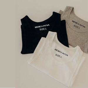 Canotta personalizzata da <span class=keywords><strong>uomo</strong></span> in cotone Ultra morbido da 3 Pack nero bianco grigio - Product Image 4