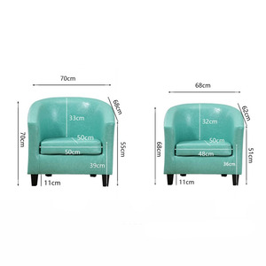 Sofá Individual de Tela de Lino Directo de Fábrica, Sofá Sencillo de Tela para Cafetería, Hotel, Hogar, Sala de Estar y Apartamentos Pequeños - Product Image 6
