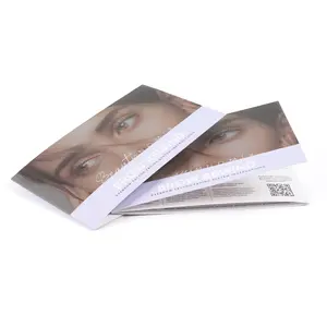 Opuscoli di carta da stampa personalizzati brochure di prodotti cosmetici
