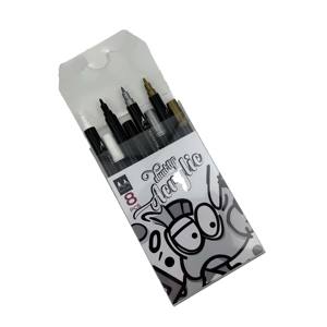 Marcadores de pintura acrílica de doble punta para proyectos de medios mixtos de arte en lienzo mezclables - Product Image 2