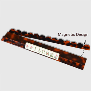 Règle de Mahjong Pliable Portable en Acrylique de Luxe <span class=keywords><strong>Royal</strong></span> Saint, Style Chinois (Hawksbill) pour Mahjong Américain - Product Image 2