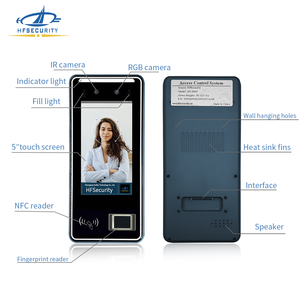 HFSecurity FR05 Scanner di Riconoscimento Facciale e <span class=keywords><strong>delle</strong></span> Vene Palmari da 5 Pollici, Controllo Accessi con Impronta Digitale e Scheda, Rilevamento <span class=keywords><strong>Presenze</strong></span> con API e SDK Gratuiti - Product Image 5