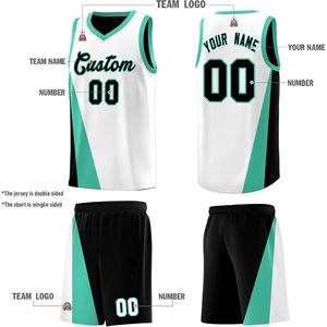Custom Reversible Basketball Jersey Uniform Unisex Adult V-Neck Moisture Wicking Sublimated Print Personalized Name Number - Product Image 3