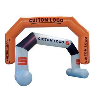 Arche publicitaire gonflable moderne personnalisée pour l'extérieur, impression sur mesure, 2 pieds, Halloween, dessin animé - Product Image 1