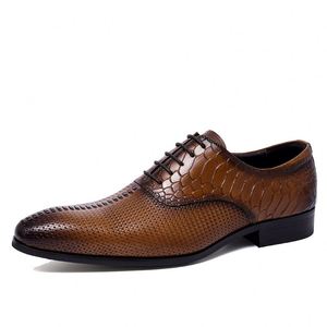 Zapatos de Hombre de Alta Calidad, Diseño Nuevo, Suela de Goma Suave, Casuales, de Cuero Genuino, Estilo Náutico - Product Image 2