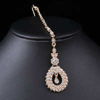 Luxe Cristal Banquet Robe Accessoires 3PCS Ensemble Bijoux pour Femmes Zircon Collier Boucles D'oreilles Bracelet Bijoux Cadeau