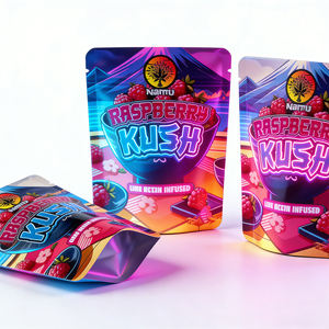 ถุงฟิล์มโพลีเอสเตอร์แบบตั้งได้สำหรับอาหารเด็กเกรดอาหาร ขนาด 3.5 กรัม ผิวสัมผัสนุ่มด้าน ป้องกันกลิ่น ปิดผนึกได้ พิมพ์โลโก้ได้ตามต้องการ - Product Image 1