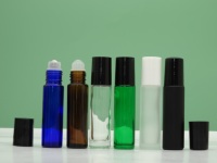 Vente en gros 5ml 10ml Rouleau sur bouteille d'huile essentielle Rouleau sur bouteille Parfum bouteille en verre avec boule roulante