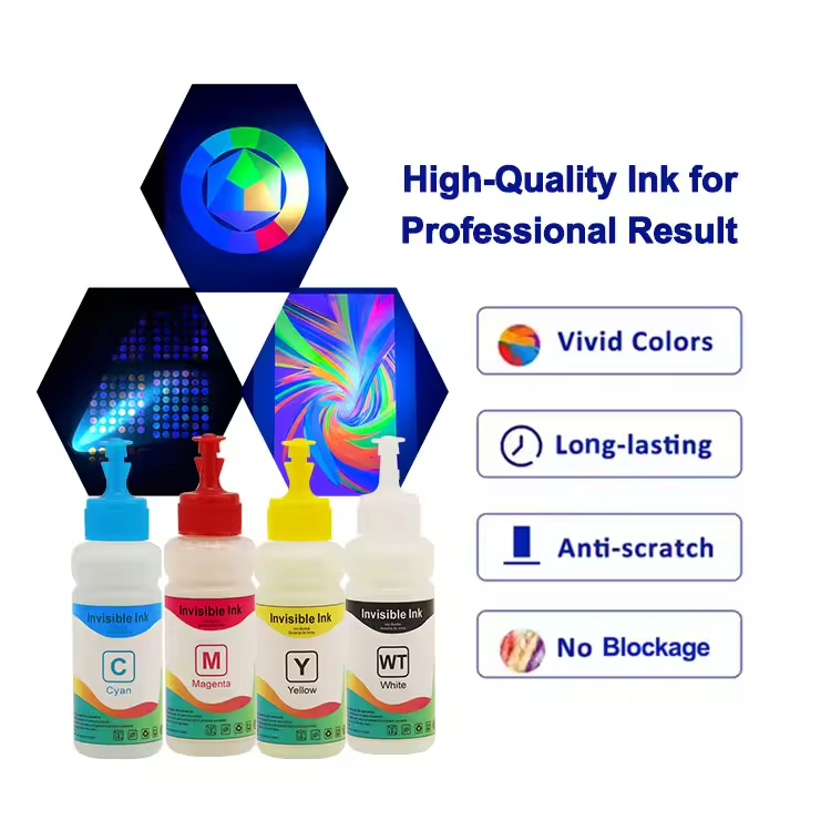Ink. invisible ink 〝X-RAY“ オーダー額装品 Centraset Armor Offset Ink - Opaque White (5 lb)