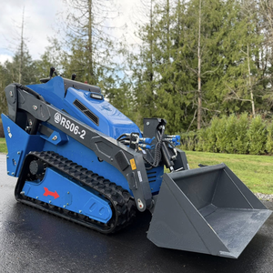 Gran Venta de Minicargador Económico con Trituradora Forestal para Uso Doméstico, Minicargador Hidráulico Pequeño de Orugas en Venta - Product Image 2