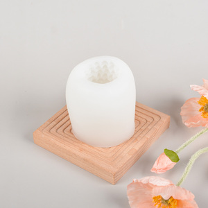 2025 New Model Simulated 3D Pinecone <b>Silicone</b> Candle Mold for Christmas - Product Image 4