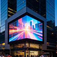 Pantalla LED Comercial para Exteriores de 7000cd con Resolución 4K, Resistente al Agua, CMS/RDM Basado en la Nube para Fachadas de Centros Comerciales