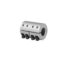 Accouplement rigide en aluminium à fixation par collier de serrage de 10 mm à 12 mm, diamètre 32 mm x longueur 45 mm, connecteur d'arbre de moteur pour machines CNC