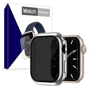Étui de protection anti-espion pour Apple Watch 7/8, prix usine, avec protection d'écran en verre trempé pour montre connectée S7/8 - Product Image 1