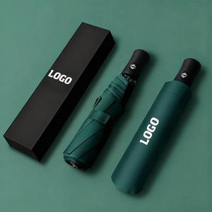 WW5175 Customizable Logo Sunshade Printed Brand Sublimation <b>Windproof</b> <b>Umbrella</b> Promotion Gift Plain Automatic <b>Umbrella</b> - Product Image 1