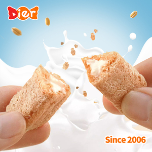 Süßigkeiten Großhandel Custom Private Label Halal Snacks Knusprige Kekse Stick Milch geschmack Sandwich Dreieck Kekse Bar OEM/ODM - Product Image 4