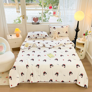 Nuova estate di raffreddamento aria condizionata <span class=keywords><strong>trapunta</strong></span> 10% in fibra di soia a maglia in cotone colore rotolamento corda stampa latte seta morbida cerosa - Product Image 1