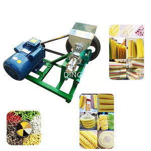 Cuối mô hình thanh ngũ cốc làm cho máy cắt mảnh Ngô căng phồng hạt lúa mì Máy extrusora kurkure puffing - Product Image 5