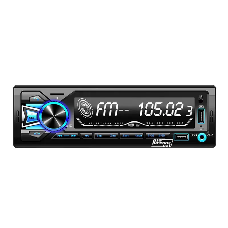 Sistemi Audio Multimedia Car Stereo Single Din Lcd Bt Audio e chiamate in vivavoce microfono integrato Mp3/usb Aux Am/fm