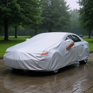 Housse de voiture imperméable toutes saisons pour berline 186 193 pouces, protection UV, housse de voiture extérieure modèle H3 - Product Image 2