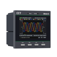 CET IMeter 6 Moniteur de qualité de l'énergie triphasé classe 0.2S avec écran LCD couleur industriel et Ethernet pour application BACnet/IP