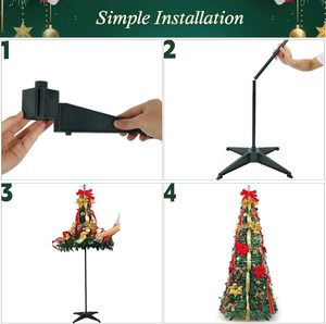Arbre de Noël Pop-up Direct Usine, <span class=keywords><strong>Sapin</strong></span> <span class=keywords><strong>Artificiel</strong></span> Pliable, Arbre de Noël <span class=keywords><strong>Réaliste</strong></span> et Compact pour Fournisseur en Gros - Product Image 6