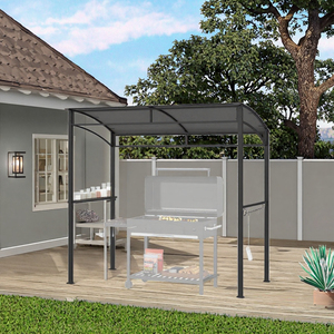 Pergola et écran en aluminium thermolaqué imperméable pour extérieur - Jardin, terrasse, cour avec portes coulissantes - Product Image 3