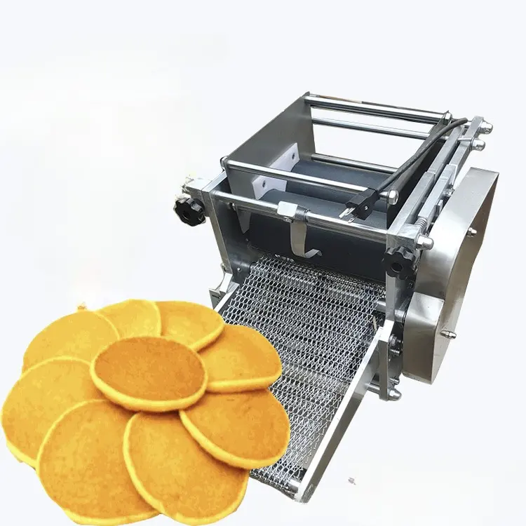 เครื่องทําขนมปัง tortilla ข้าวโพด แม้ความหนา ปรับความเร็วได้ ผลผลิต 30-60 ชิ้น เครื่องทําขนมปัง tortilla