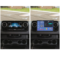 GRANDNAVI 2din 13.3 pouces Autoradio Android sans fil CarPlay Android Auto Support Caméra arrière pour Benz Sprinter 2018-2022