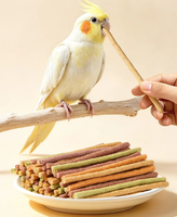 Nourriture pour oiseaux, bâtonnets croustillants pour perroquets, friandises pour perroquets, nourriture pour perroquets, bâtonnets à mâcher pour perroquets, personnalisables, OEM