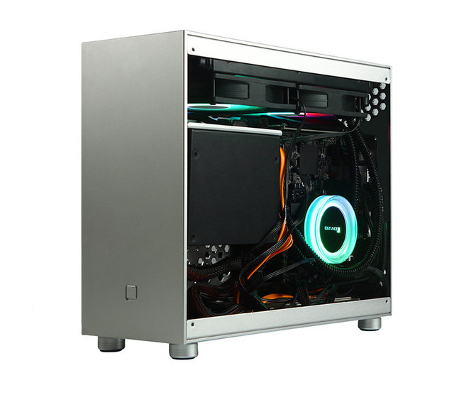 S02 Portable 12L Aluminum Alloy Tower Gaming case Supports Mini-ITX Motherboards SFX Power Supplies 30cm Graphics